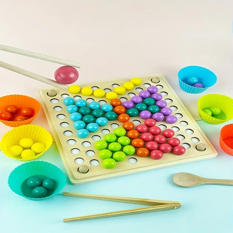 Ukladanka sensorryczna Montessori mozaika