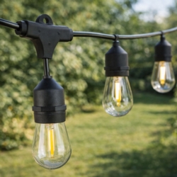 Girlanda ogrodowa solarna Żarówki Jarzeniowe 10 LED + Pilot