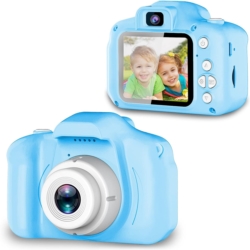 Cyfrowy aparat fotograficzny dla dzieci Niebieski + Karta 64GB