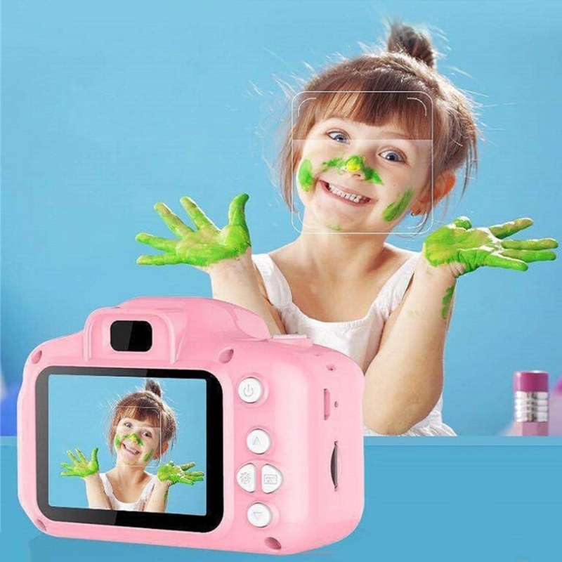 Cyfrowy aparat fotograficzny dla dzieci Różowy + Karta 64GB
