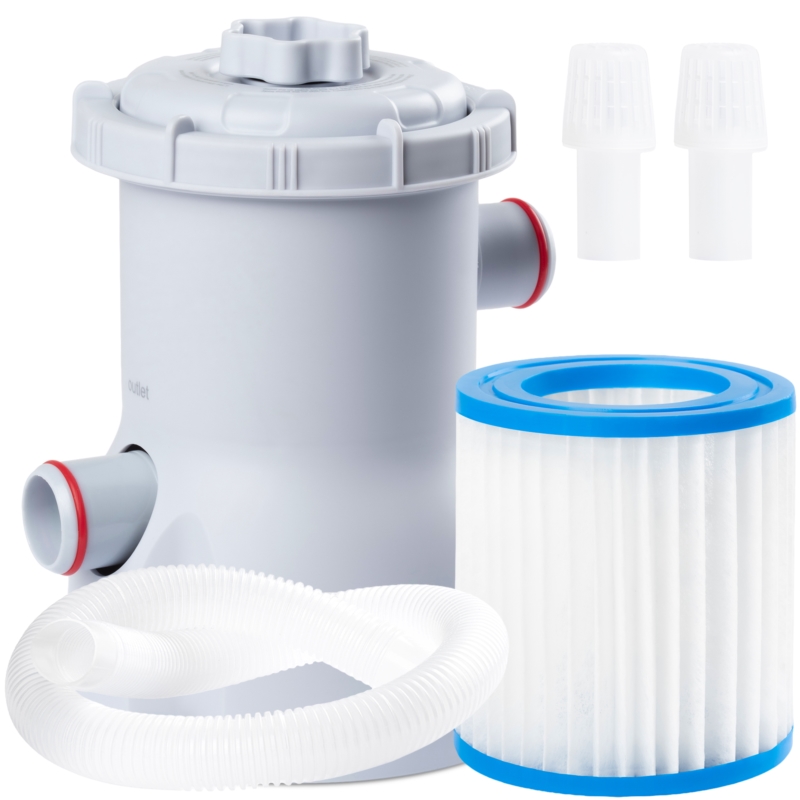 Pompa filtrująca do wody do basenu 1136L/h + Filtr do pompy + Węże i Sitka