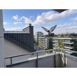 Siatka zabezpieczająca na balkon przeciw ptakom 3x4m
