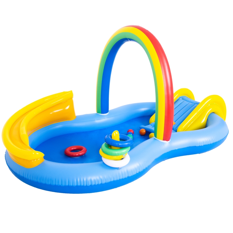 Wodny plac zabaw basen dla dzieci Rainbow + Akcesoria