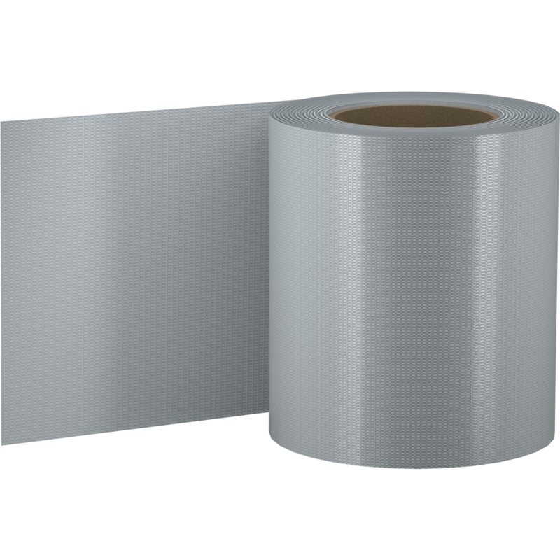Taśma ogrodzeniowa do paneli ogrodzeniowych 19cm x 35m 450g/m2 Szary + 20 Klipsów