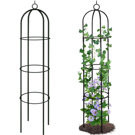 Pergola ogrodowa do róż i roślin pnących metalowa dzwon 190cm