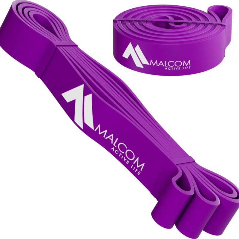 Guma oporowa do ćwiczeń gumy Powerband Fioletowa 17-26kg
